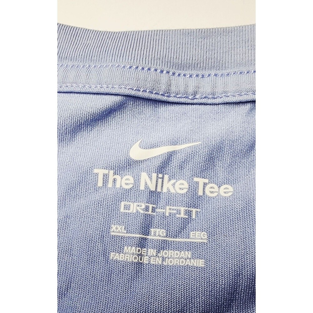 Nike Moving Co Dri-FIT Training T-Shirt Mens 2XL Cobalt Bliss Blue NWOT Graphic - Picture 5 of 9